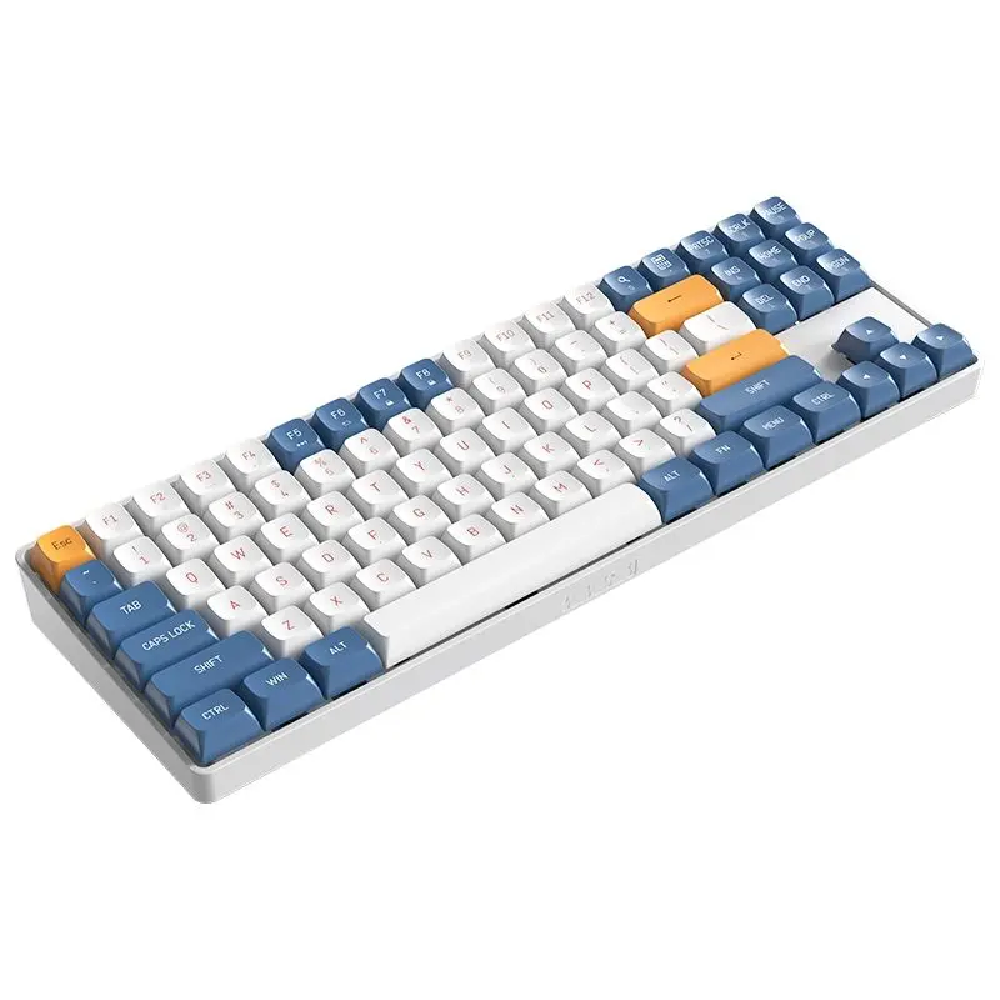 darkFlash GD87 Starry Blue keyboard angle view