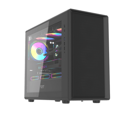 DarkFlash DB460M Black M-ATX PC Case official main view