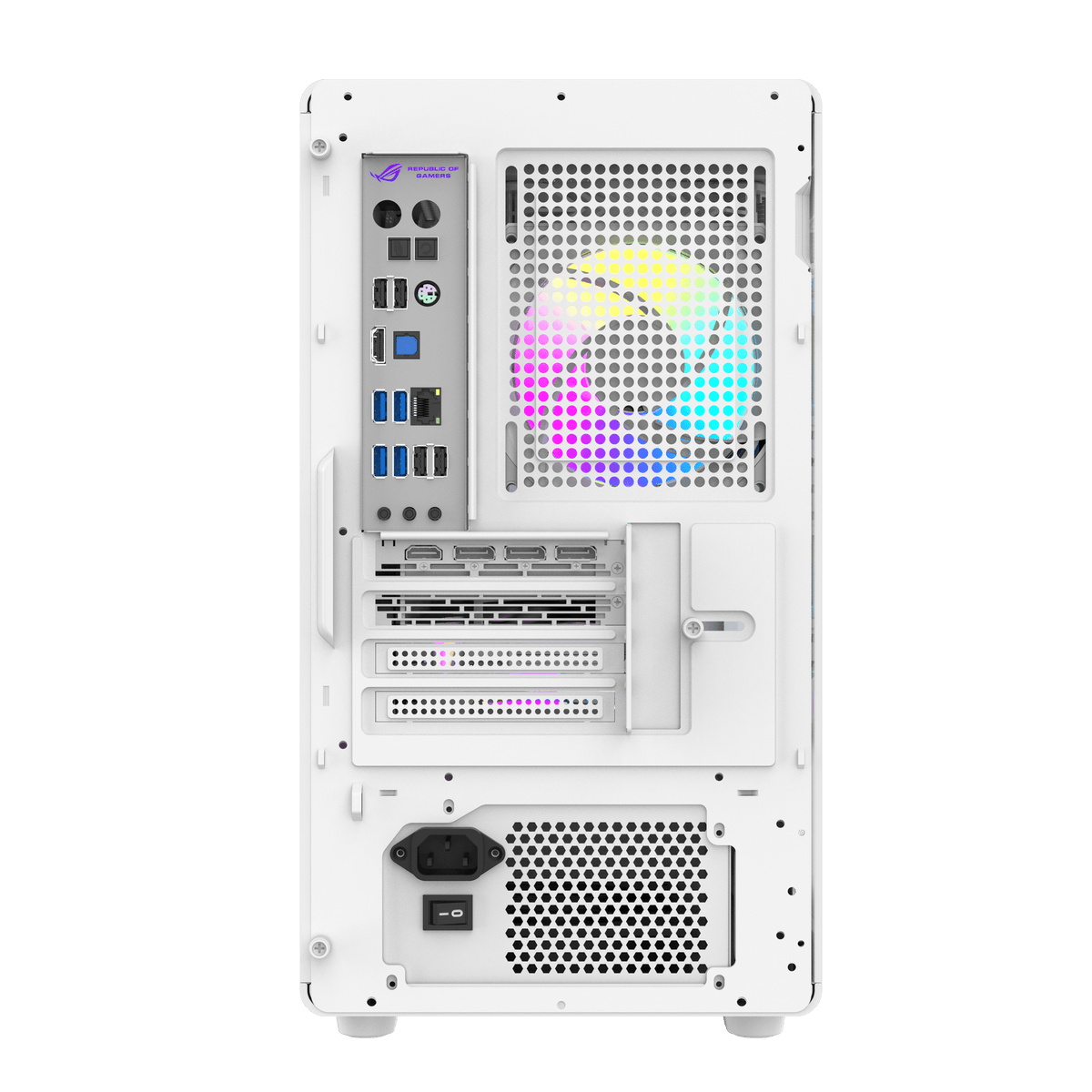 DarkFlash DB460M White M-ATX PC Case official view 5
