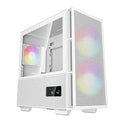 DeepCool CH360 DIGITAL WH white case front angle