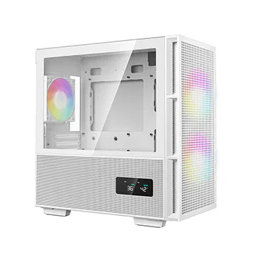 DeepCool CH360 DIGITAL WH white case side angle