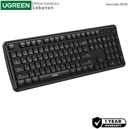 UGREEN K331 Wireless Keyboard – English/Arabic (65734) — photo 1 of 5