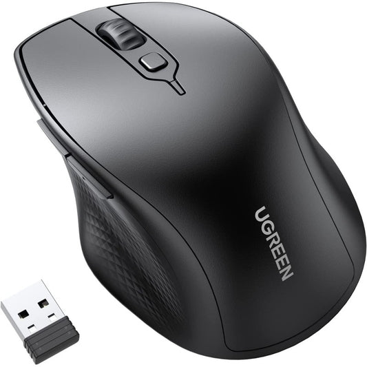 UGREEN MU101 Silent Bluetooth & Wireless Mouse 4000DPI – Black (90395) — photo 2 of 9