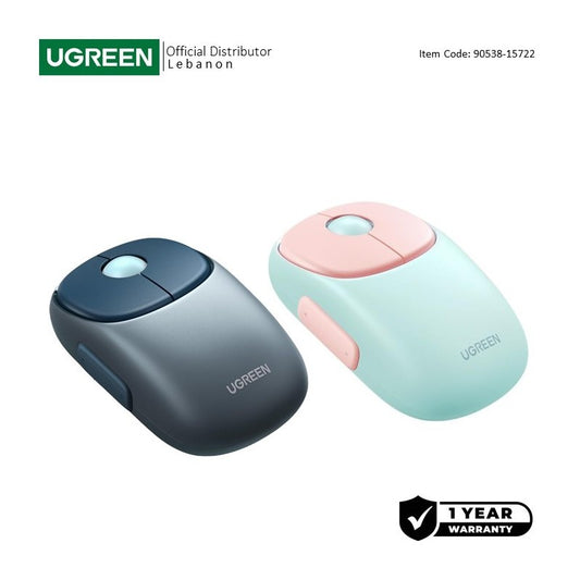 UGREEN MU102 Silent Dual-Mode Wireless Mouse 4000DPI – Blue (90538) — photo 1 of 9