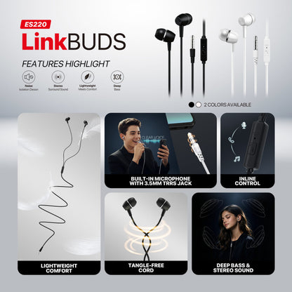 Fantech ES220 LinkPods Black – DistiPlus photo 2