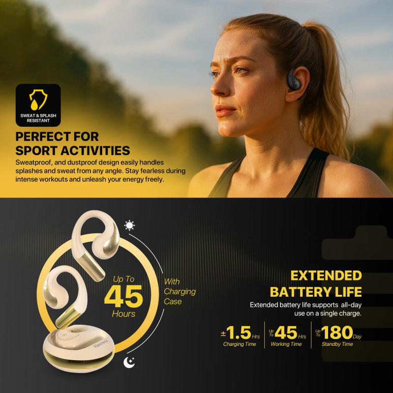 FANTECH Finecoustic Groove OWS FT21 Open Wearable Earbuds – DistiPlus gallery image 5