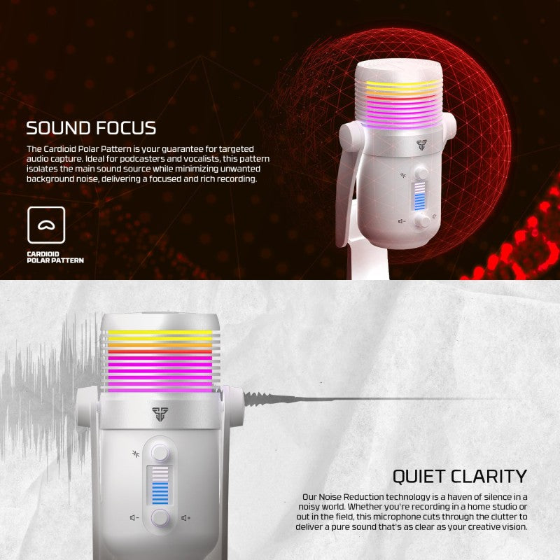 Fantech LEVIOSA MAX MCX03 RGB Condenser Microphone – DistiPlus gallery image 4