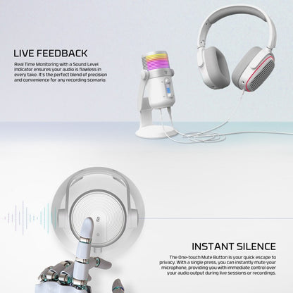 Fantech LEVIOSA MAX MCX03 RGB Condenser Microphone – DistiPlus gallery image 5