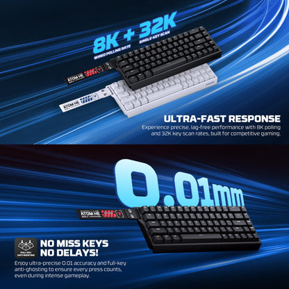 FANTECH ATOM HE68 MK811 Magnetic Gaming Keyboard – DistiPlus gallery image 4