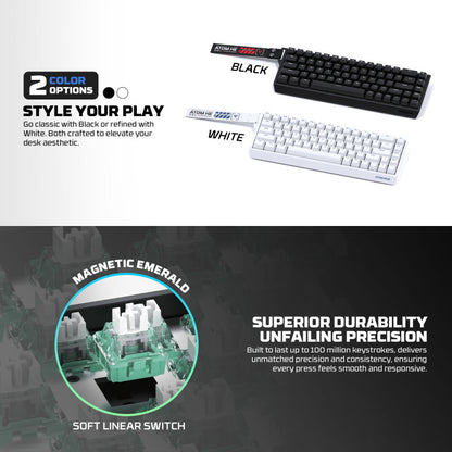 FANTECH ATOM HE68 MK811 Magnetic Gaming Keyboard – DistiPlus gallery image 5