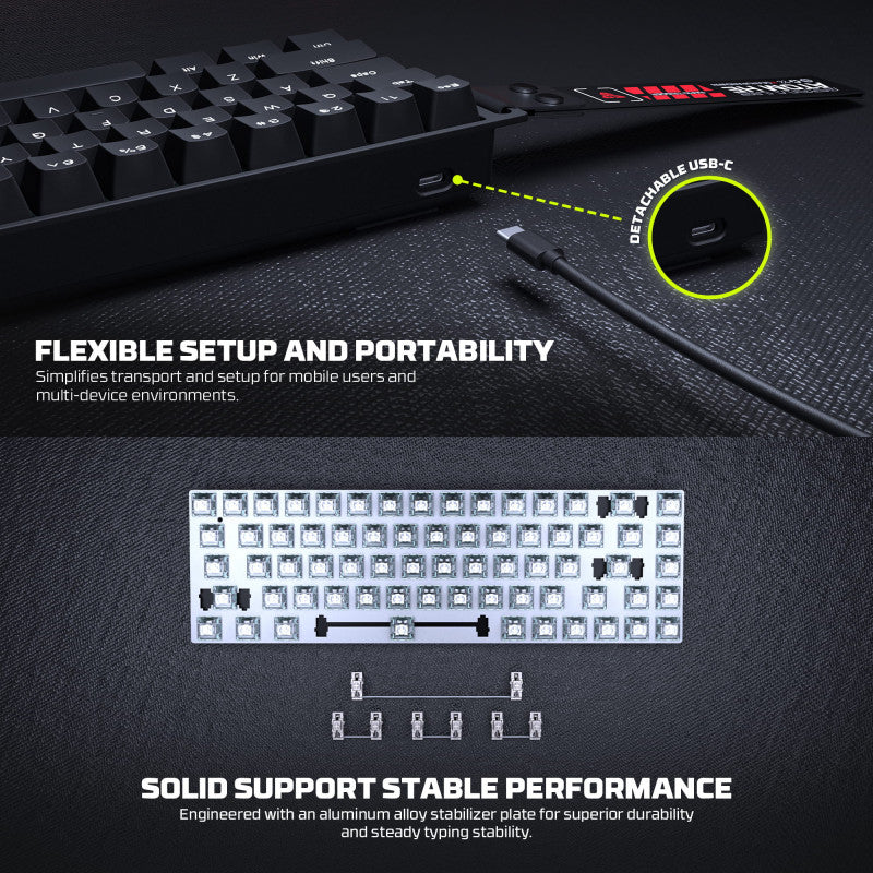 FANTECH ATOM HE68 MK811 Magnetic Gaming Keyboard – DistiPlus gallery image 7