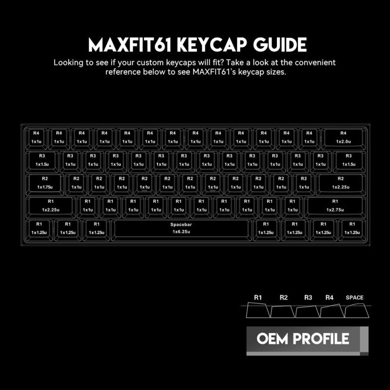 Fantech MK857 MAXFIT61 Tri-Mode Gaming Keyboard – DistiPlus gallery image 8