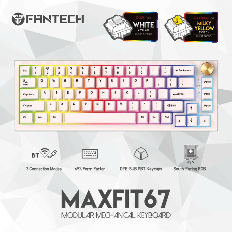 Fantech MK858 MAXFIT67 Gaming Keyboard – DistiPlus gallery image 1