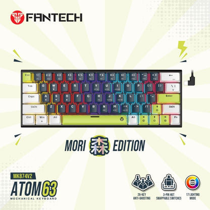 Fantech MORI MK874V2 ATOM63 Blue – DistiPlus gallery image 2
