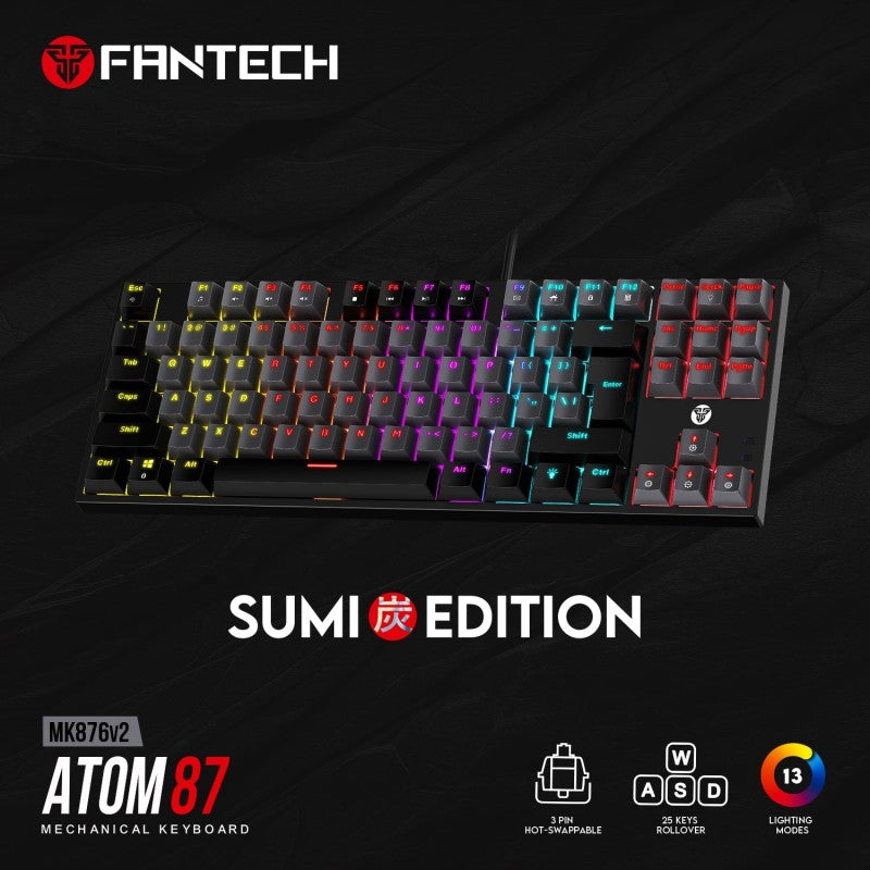 Fantech SUMI MK876V2 ATOM87 Gray – DistiPlus gallery image 2