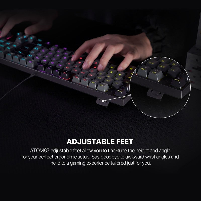 Fantech SUMI MK876V2 ATOM87 Gray – DistiPlus gallery image 3