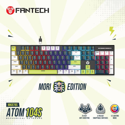 Fantech MORI MK878S ATOM104S Blue – DistiPlus gallery image 2