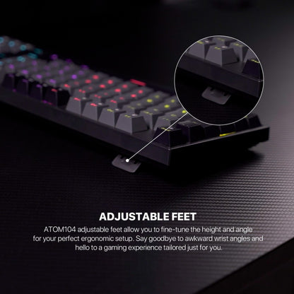 Fantech SUMI MK886V2 ATOM104 Gray – DistiPlus gallery image 1