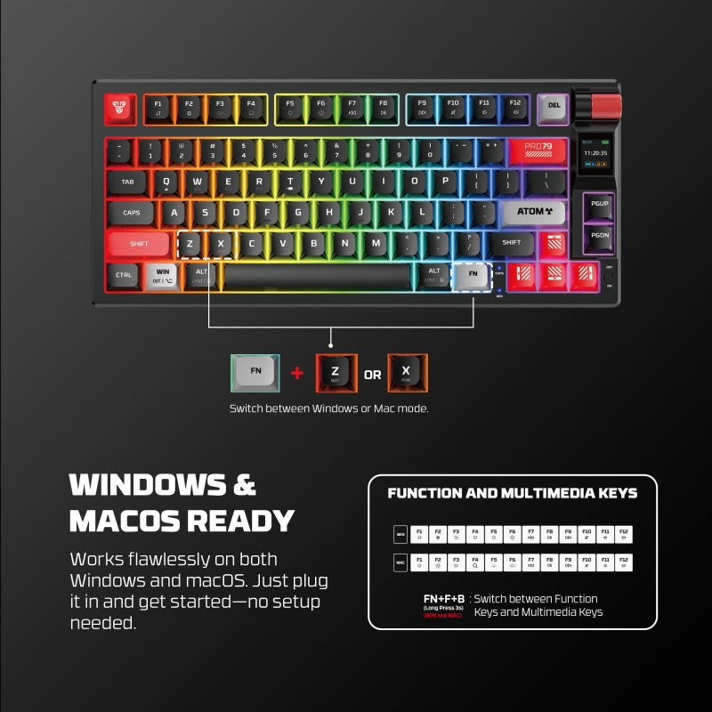 FANTECH MK917 ATOM PRO79 Gaming Keyboard – DistiPlus gallery image 8