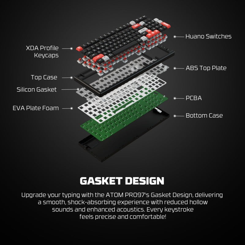 FANTECH MK918 ATOM PRO97 Gaming Keyboard – DistiPlus gallery image 3