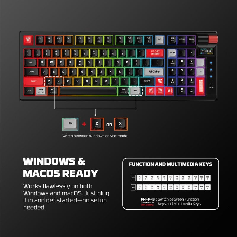 FANTECH MK918 ATOM PRO97 Gaming Keyboard – DistiPlus gallery image 8