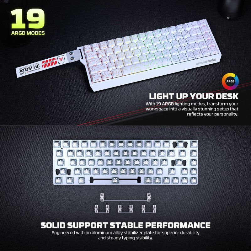 FANTECH ATOM Pro HE68 MK922 Gaming Keyboard – DistiPlus gallery image 8