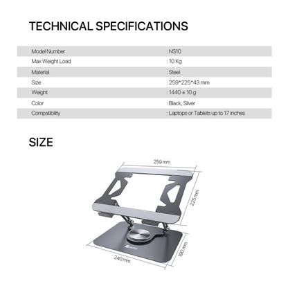 Fantech NS10 Portable Laptop Stand – DistiPlus gallery image 8