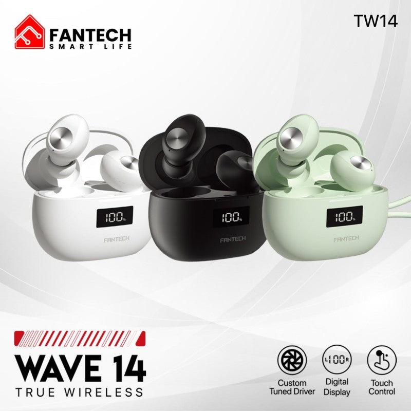Fantech TWS Wave 14 Wireless Earbuds – DistiPlus gallery image 1