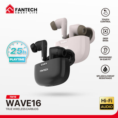FANTECH WAVE 16 Wireless Earbuds – DistiPlus gallery image 1