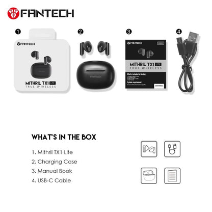 Fantech MITHRIL TX1 LITE Wireless Earbuds – DistiPlus gallery image 6