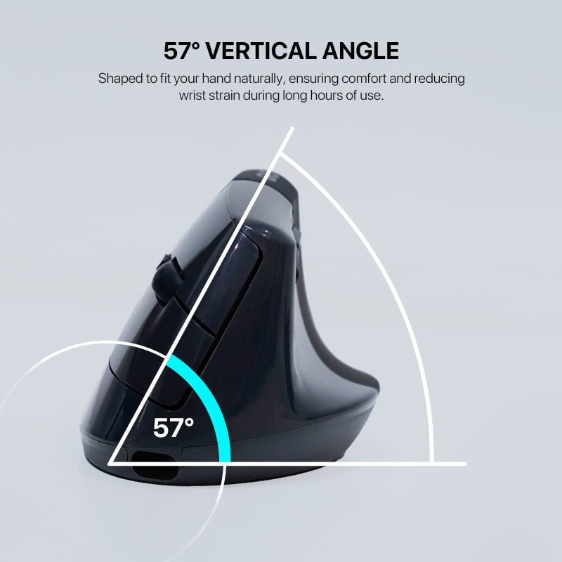 FANTECH W195R GO COMFY Vertical Wireless Mouse – DistiPlus gallery image 2