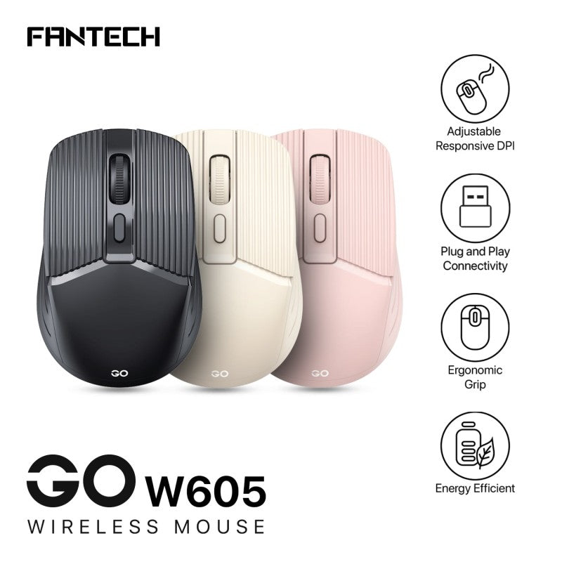 FANTECH W605 GO Wireless Mouse – DistiPlus gallery image 1