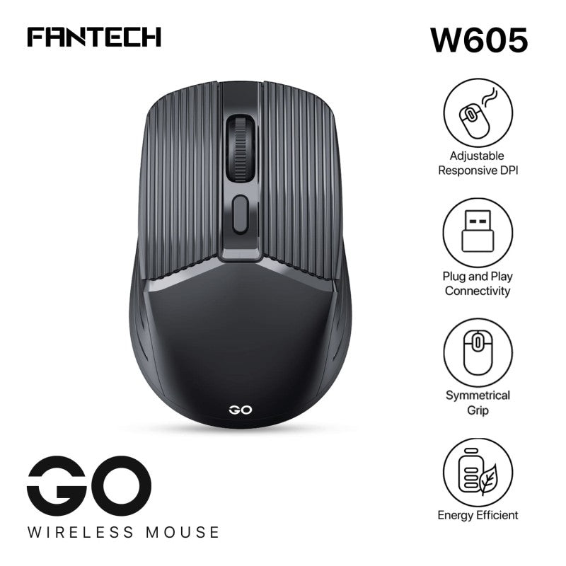 FANTECH W605 GO Wireless Mouse – DistiPlus gallery image 2