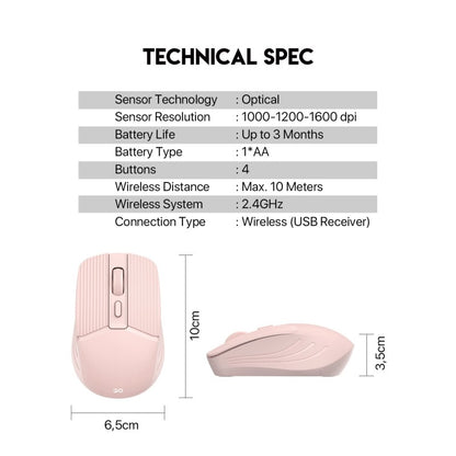 FANTECH W605 GO Wireless Mouse – DistiPlus gallery image 7
