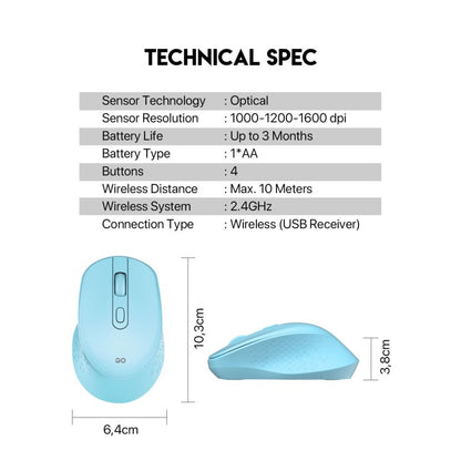 FANTECH W606 GO Wireless Mouse – DistiPlus gallery image 8