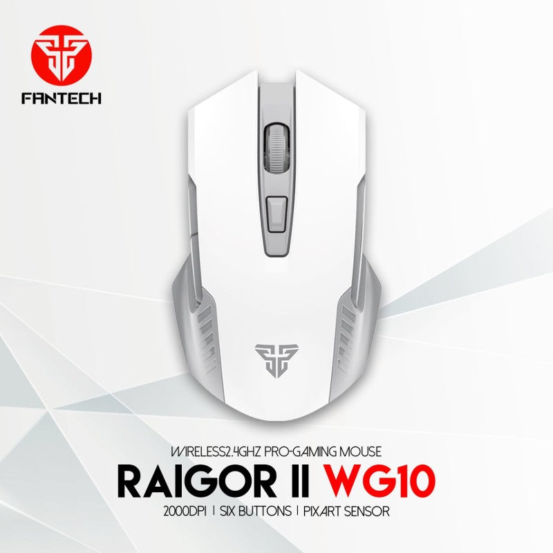 Fantech WG10 GAREN Wireless Gaming Mouse White – DistiPlus gallery image 2