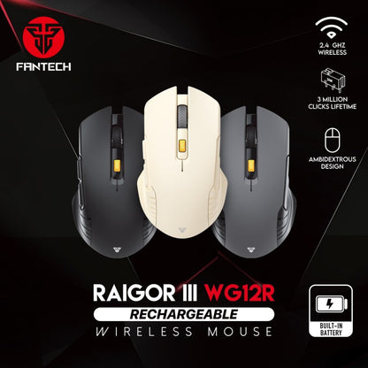 Fantech WG12R RAIGOR III Wireless Gaming Mouse – DistiPlus gallery image 1