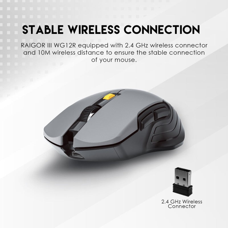 Fantech WG12R RAIGOR III Wireless Gaming Mouse – DistiPlus gallery image 3
