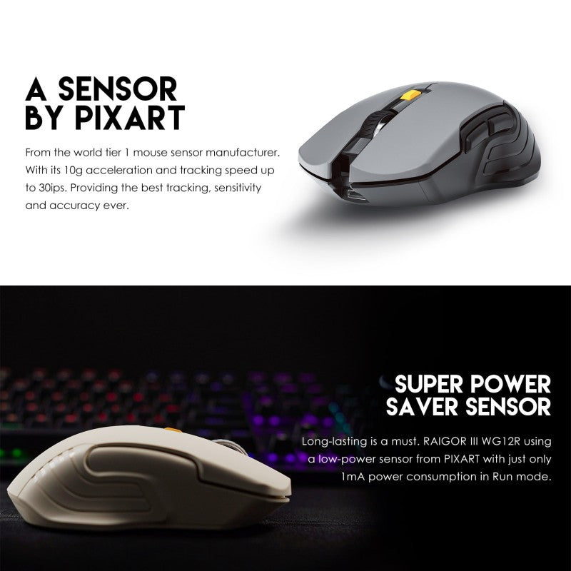 Fantech WG12R RAIGOR III Wireless Gaming Mouse – DistiPlus gallery image 5