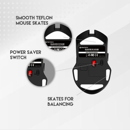 Fantech WG12R RAIGOR III Wireless Gaming Mouse – DistiPlus gallery image 6