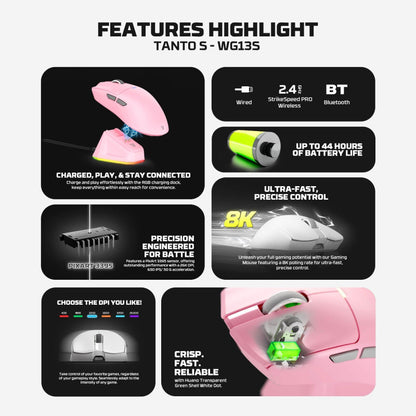FANTECH WG13S TANTO S Gaming Mouse – DistiPlus gallery image 2