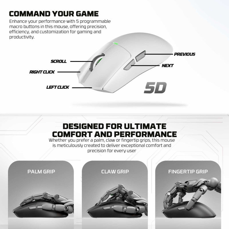 FANTECH WG13S TANTO S Gaming Mouse – DistiPlus gallery image 5