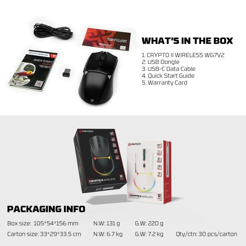 FANTECH WG7V2 CRYPTO II Gaming Mouse – DistiPlus gallery image 12