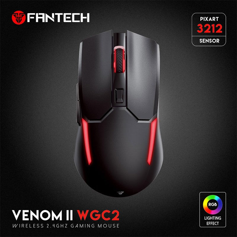 Fantech WGC2 VENOM II Wireless Gaming Mouse – DistiPlus gallery image 2