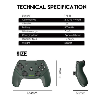 Fantech WGP12 Revolver II Wireless Gaming Controller – DistiPlus gallery image 8