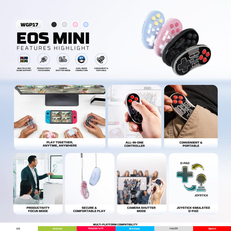 FANTECH EOS Mini WGP17 Wireless Pocket Gamepad – DistiPlus gallery image 2
