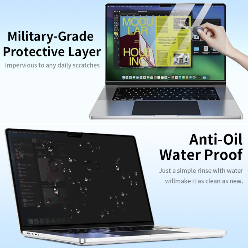 Laptop Privacy Screen Filter - Anti-Spy, Anti-Glare & Anti-Scratch PET, 13.3" to 17.3" - image 2