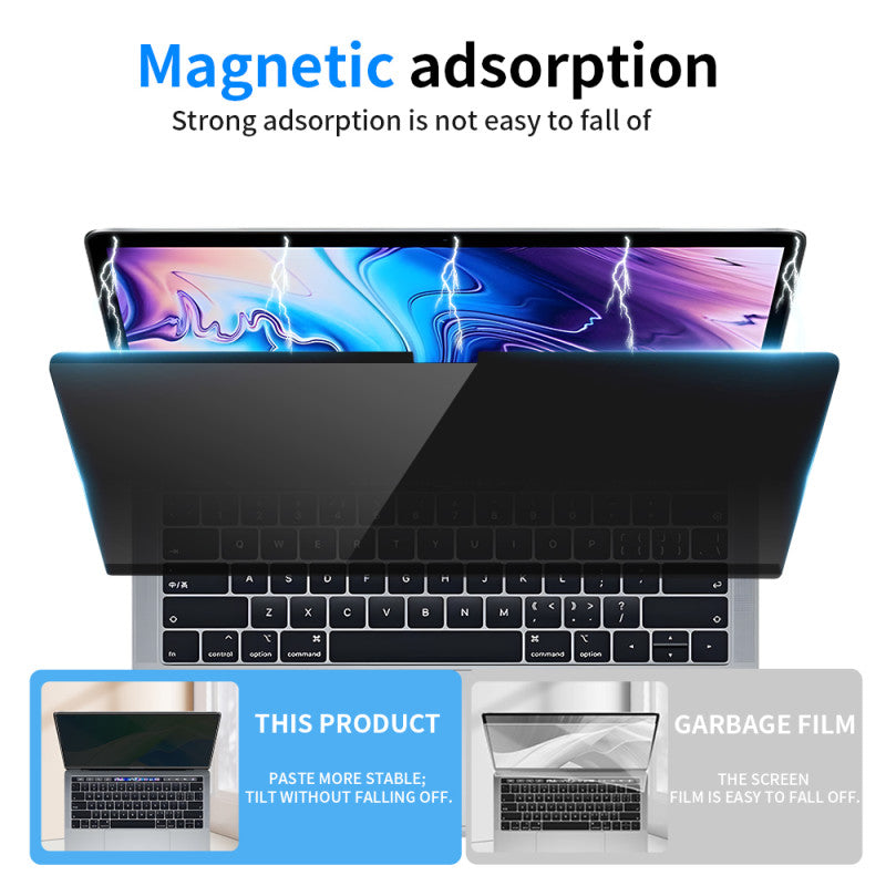 Laptop Privacy Screen Filter - Anti-Spy, Anti-Glare & Anti-Scratch PET, 13.3" to 17.3" - image 4