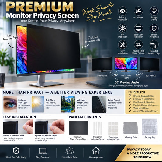 Monitor privacy screen 18.5 to 23.8 inch - image 1