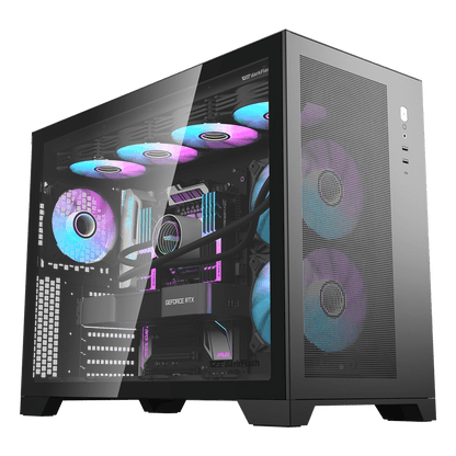 DarkFlash DS5000 Black ATX PC Case official main view